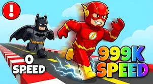 The Flash vs Batman speed comparison thumbnail in Superhero Evolution
