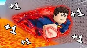 Superman flying over the city in Superhero Evolution